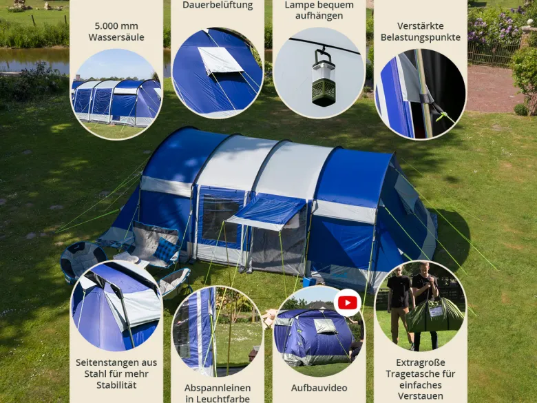 Skandika Montana 10 Sleeper Protect Tunneltent