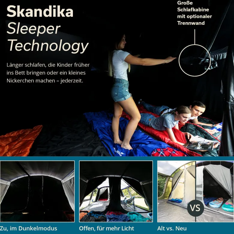 Skandika Montana 8 Sleeper Tunneltent