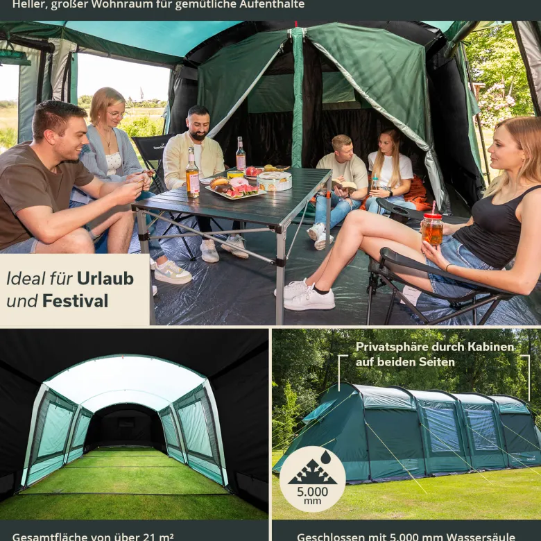 Skandika Montana 8 Sleeper Tunneltent