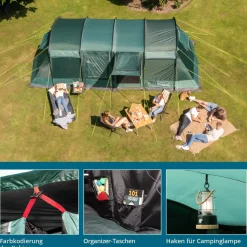 Skandika Montana 8 Sleeper Tunneltent