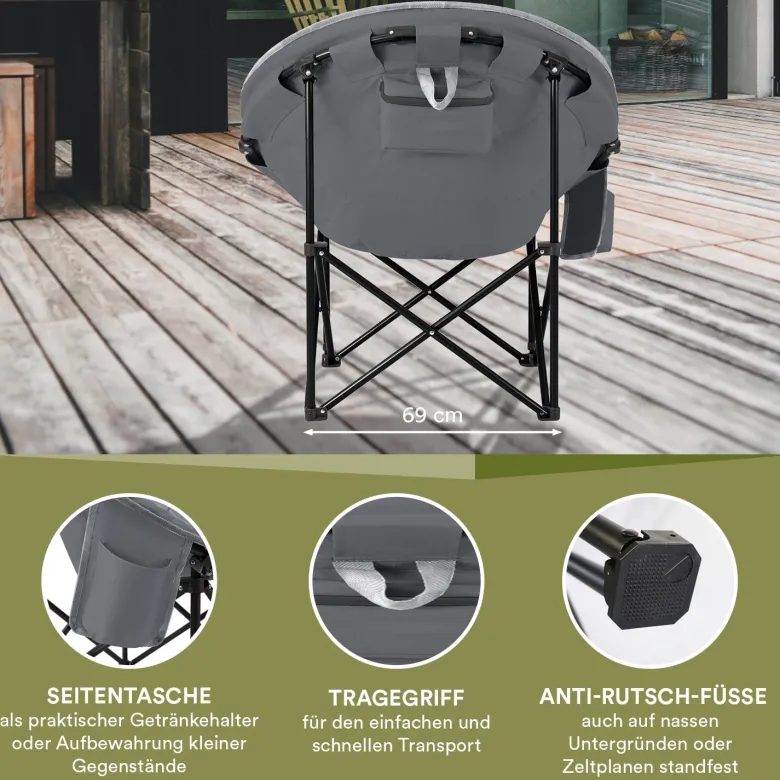 Skandika Moonchair Sirkka vouwstoel