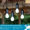 Skandika Narvik LED set van 4 hanglampen - Grey