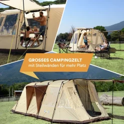 Skandika Nordland 4 beige Tunneltent