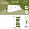 Skandika Nordland 6 grijze Tunneltent