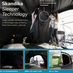 Skandika Nordland Sleeper 6 Tunneltent