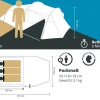 Skandika Oteren trekking tent - 3 personen