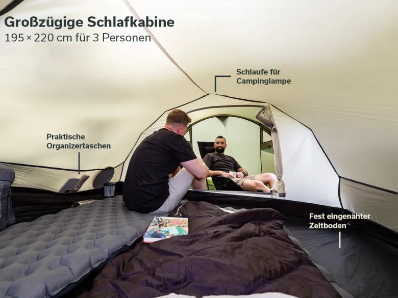 Skandika Oteren trekking tent - 3 personen