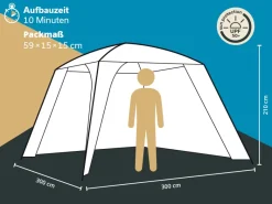 Skandika Paviljoen blauwe Partytent