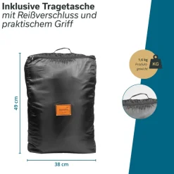 Skandika polyester fleece tenttapijt - 200 x 300 cm
