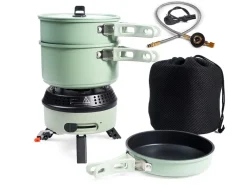 Skandika Rask hybride elektrische gasbarbecue - Green