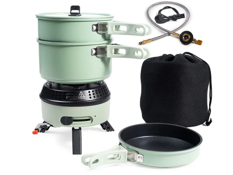 Skandika Rask hybride elektrische gasbarbecue - Green