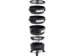 Skandika Rask hybride elektrische gasbarbecue - Black