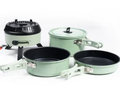 Skandika Rask hybride gas-elektrische barbecue set - Green