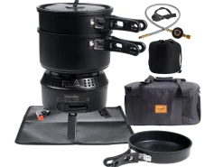 Skandika Rask hybride gas-elektrische barbecue set - Black