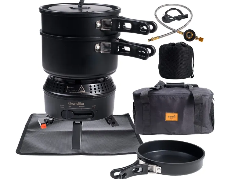 Skandika Rask hybride gas-elektrische barbecue set - Black