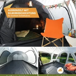 Skandika Simo 4 Tunneltent