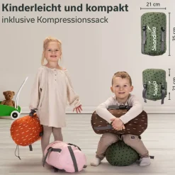 Skandika Soti rechthoekige kinder slaapzak - Dino