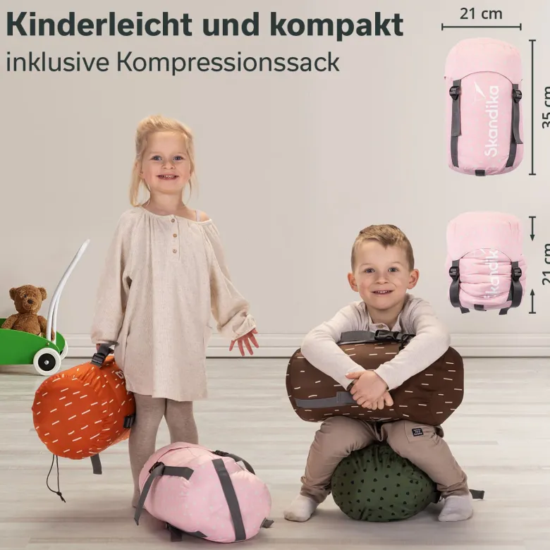 Skandika Soti rechthoekige kinder slaapzak - Eenhoorn