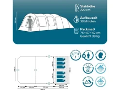 Skandika Svalgard 6 Sleeper Protect XL tunneltent