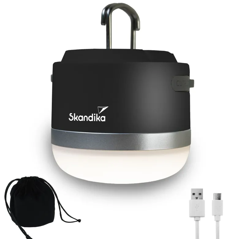 Skandika Tarfala campinglamp - Black