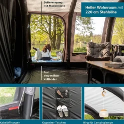 Skandika Timola 6 Air Sleeper Protect XL opblaasbare tent