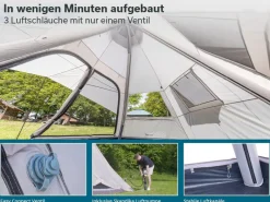 Skandika Tipi Hetta 460 Air Protect Bell tent