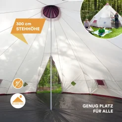Skandika Tipi Kota 550 Groepstent - Beige
