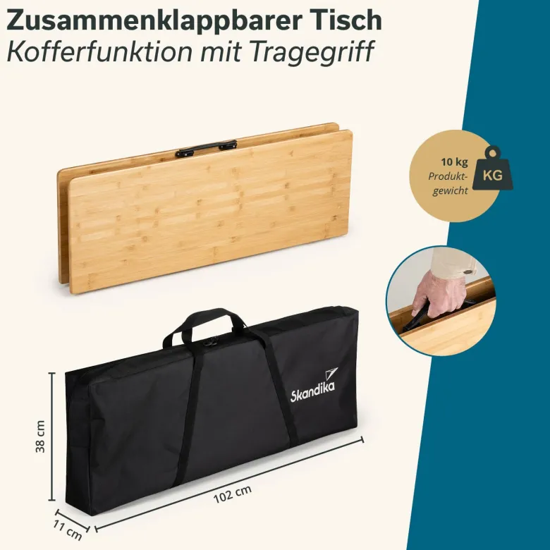 Skandika Tobro Bamboe kampeertafel