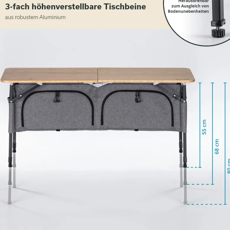 Skandika Tolja campingkast - 120 x 50 cm