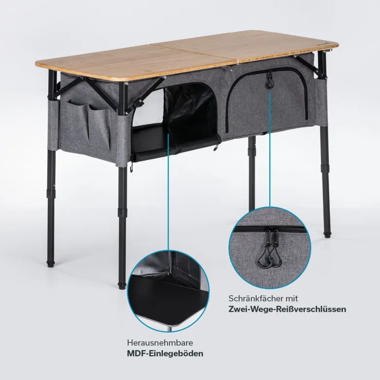 Skandika Tolja campingkast - 120 x 50 cm