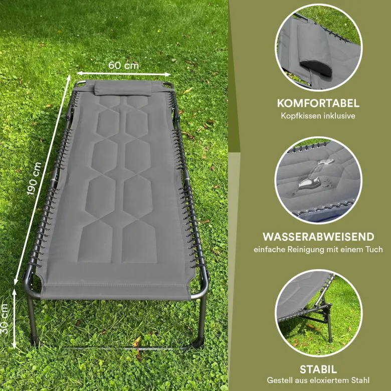 Skandika Torget ligbed - Grey