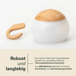 Skandika Tufjord LED hanglamp - Wood