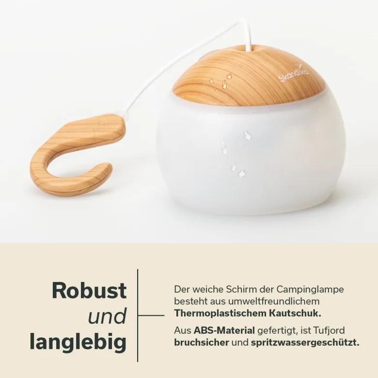 Skandika Tufjord LED hanglamp - Wood