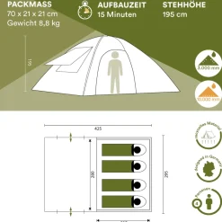 Skandika Vaasa 4 tunneltent