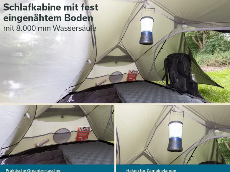 Skandika Vatn trekking tent - 2 personen
