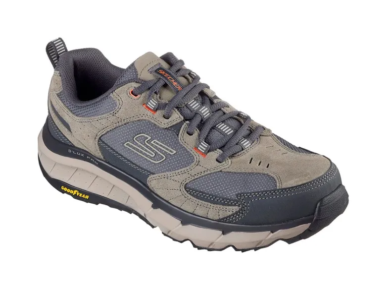 Skechers D'Lux Pro Dames Schoenen - Black/Taupe