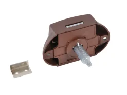 Spanjolet drukknopslot - brown