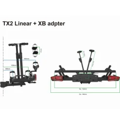 Spinder TX2 fietsendrager