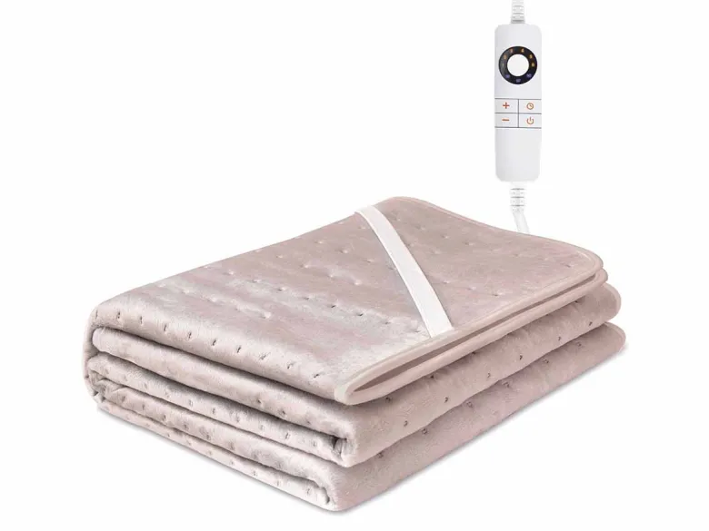 STAUS&BACH Cozysnug 2 persoons elektrisch onderdeken - Dusty Pink