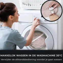 STAUS&BACH Cozysnug 2 persoons elektrisch onderdeken - Dusty Pink