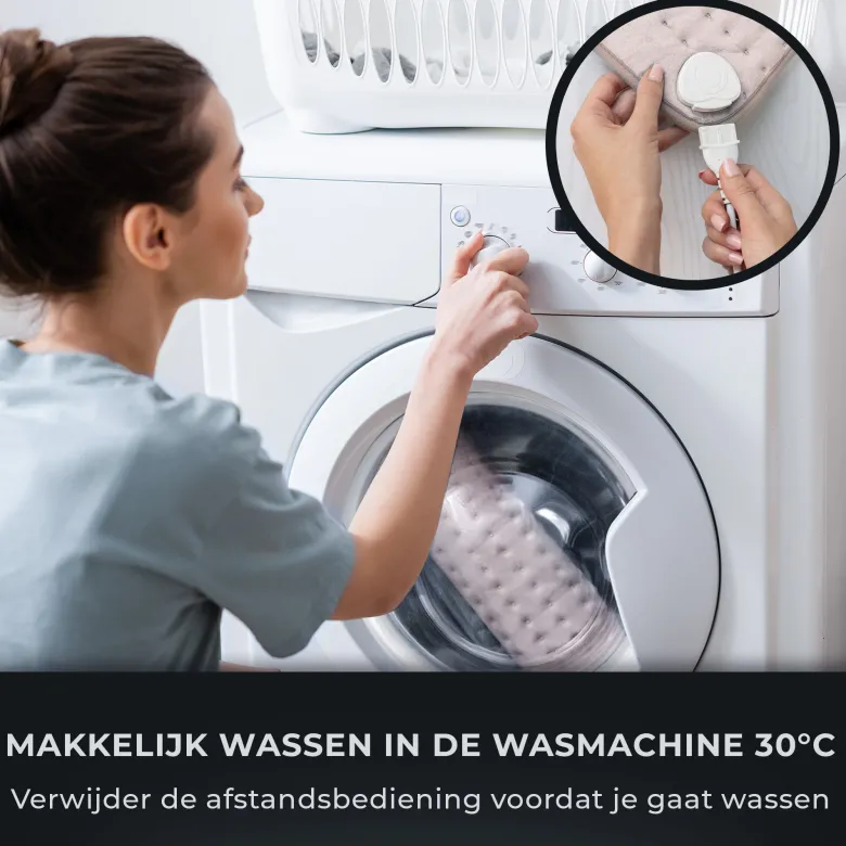 STAUS&BACH Heatmat elektrisch warmtekussen - Dusty Pink