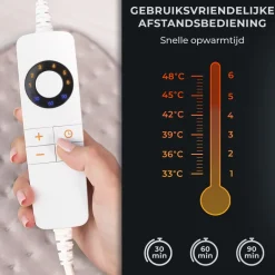 STAUS&BACH Heatmat elektrisch warmtekussen - Dusty Pink