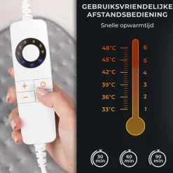 STAUS&BACH Heatmat Elektrisch warmtekussen - Grey