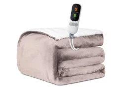 STAUS&BACH Powernap 1-persoons elektrisch deken - Dusty Pink