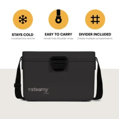 Steamy Classy 12L koelbox - Black