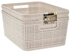 Storage Solutions 2-delige opbergmandenset - 4,65 liter