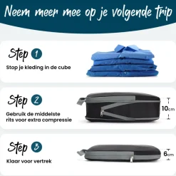 Sunflake Compression Packing Cubes - Set van 6