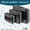 Sunflake set van 3 Packing Cubes - Grey