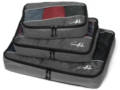 Sunflake set van 3 Packing Cubes - Grey