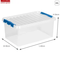 Sunware Q-line 45 liter opbergbox - Blue